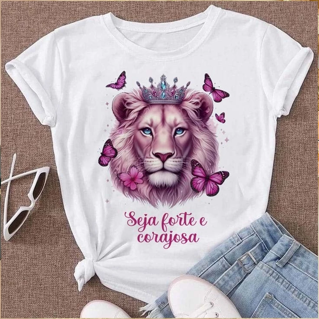 Camiseta Feminina T-shirt Baby Look Sou Filha do Rei | Moda Cristã 100% Algodão