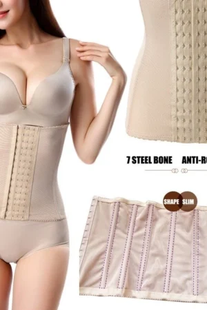Cinta Corpete Modeladora de Cintura Feminino | Espartilho de Alta Compressão